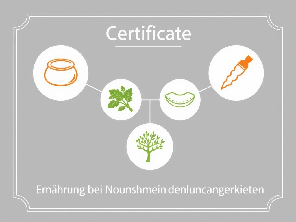 Zertifikat: Nahrungsmittelunverträglichkeiten